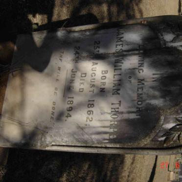 THORPE James William 1862-1894