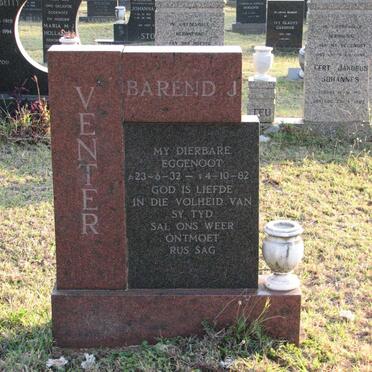VENTER Barend J. 1932-1982