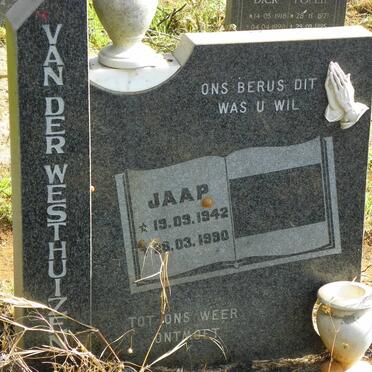 WESTHUIZEN Jaap, van der 1942-1990