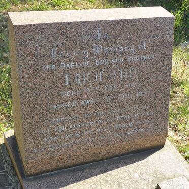 WILD Erich 1943-1957