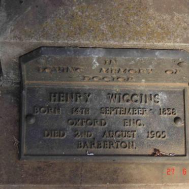 WIGGINS Henry 1838-1905