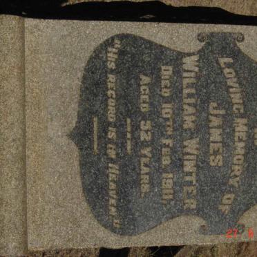 WINTER James William -1911