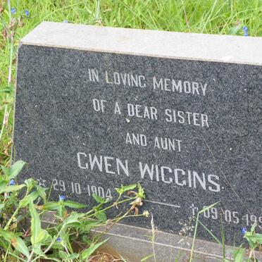 WIGGINS Gwen 1904-1991