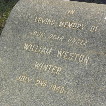 WINTER William Weston -1940