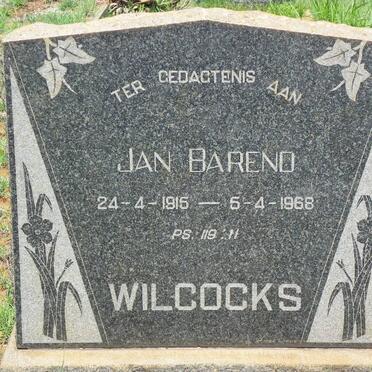 WILCOCKS Jan Barend 1915-1968