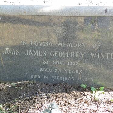 WINTER John James Geoffrey -1959