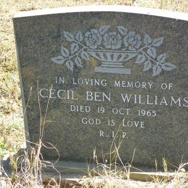 WILLIAMS Cecil Ben -1965