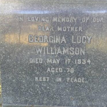WILLIAMSON Georgina Lucy -1934