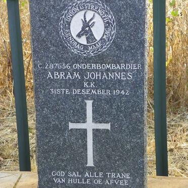 JOHANNES Abram -1942