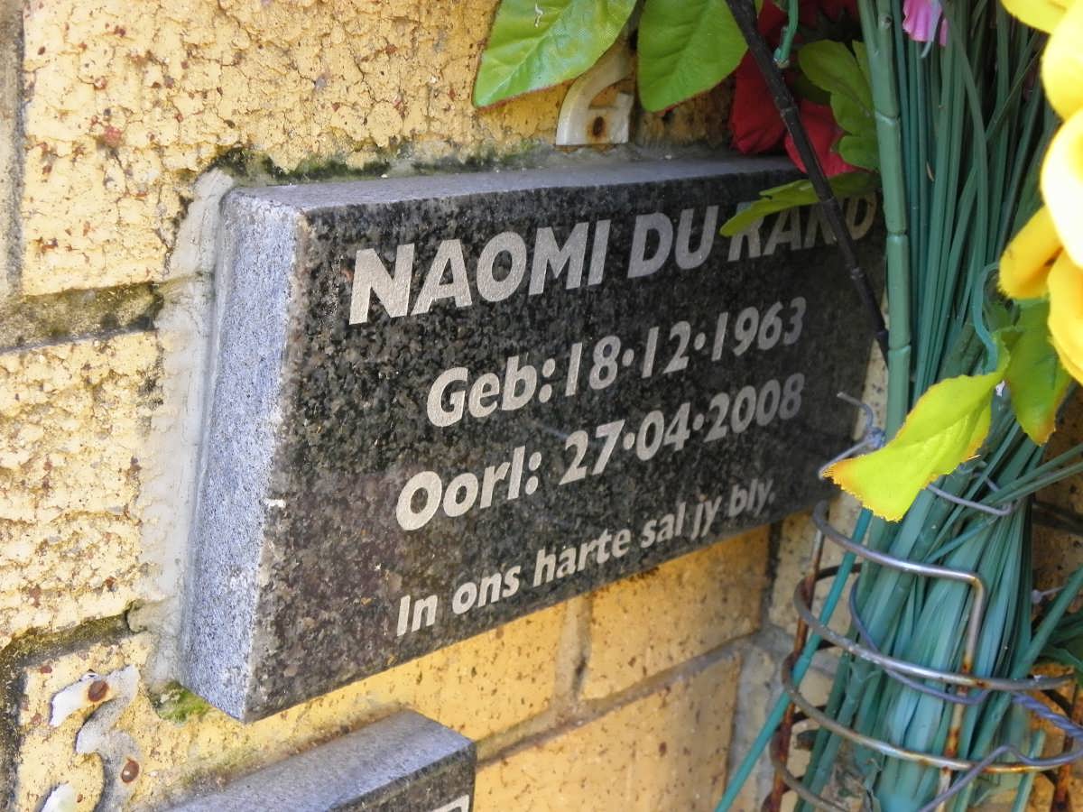 DURAND Naomi 1963-2008