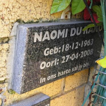 DURAND Naomi 1963-2008