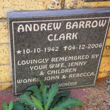 CLARK Andrew Barrow 1942-2006