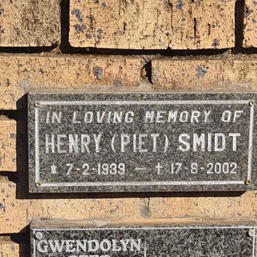 SMIDT Henry 1939-2002