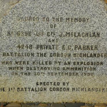 McLAGHLAN J. -1900 :: PARKER E.G. -1900