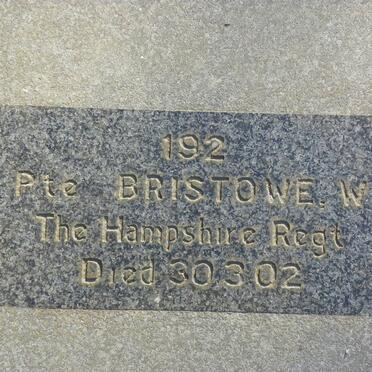 BRISTOWE W. -1902