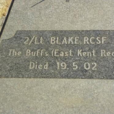 BLAKE R.C.S.F. -1902