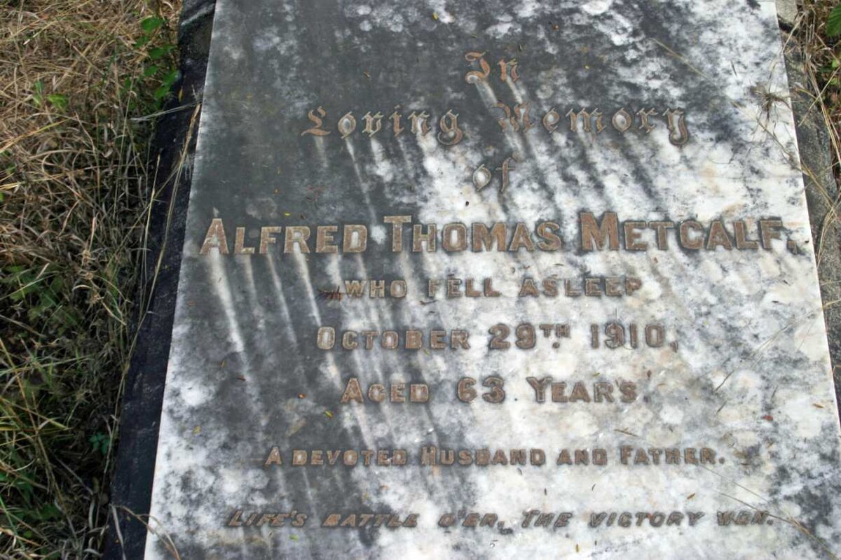 METCALF Alfred Thomas -1910