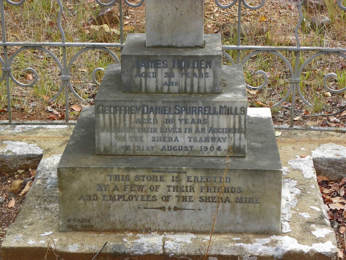 HOLDEN James -1904 :: MILLS Geoffrey Daniel Spurrell -1904