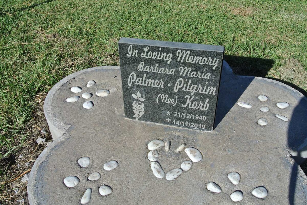 PILGRIM Barbara Maria, PALMER nee KORB 1940-2019