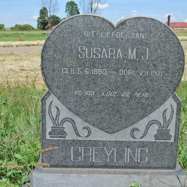 GREYLING Susara M.J. 1880-1971