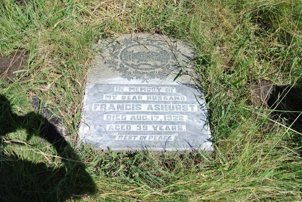 ASHURST Francis  -1922