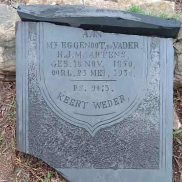 MAARTENS H.J. 1850-1930