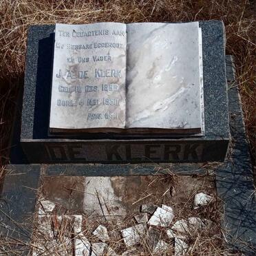 KLERK J.A., de 1866-1950