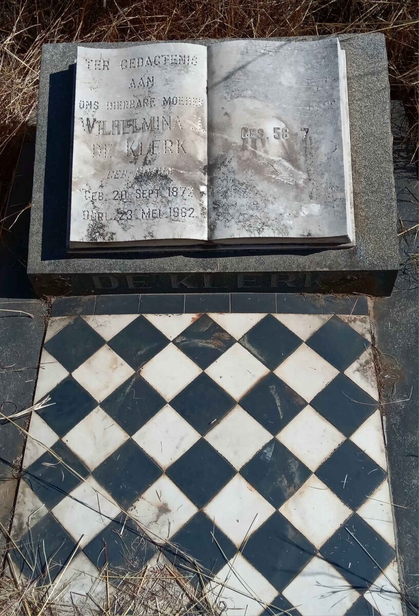 KLERK Wilhelmina I., de 1872-1962