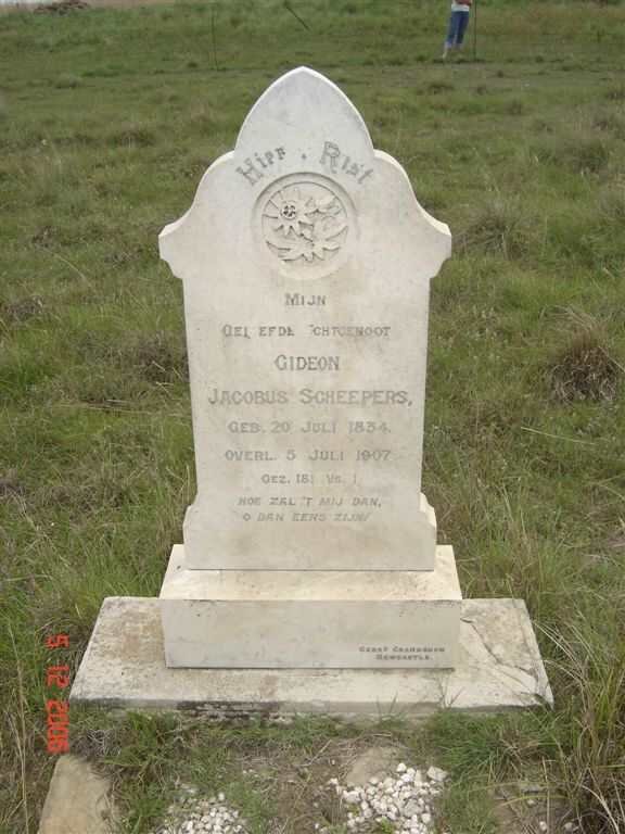 SCHEEPERS Gideon Jacobus 1834-1907