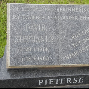 PIETERSE David Stephanus 1914-1983