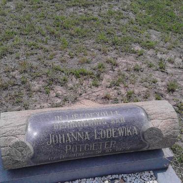 POTGIETER Johanna Lodewika 1909-1979