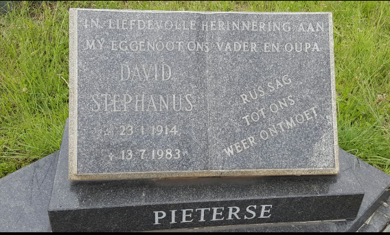 PIETERSE David Stephanus 1914-1983