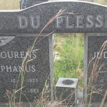 PLESSIS Lourens Stephanus, du 1925-1982 &amp; Judith M. S.