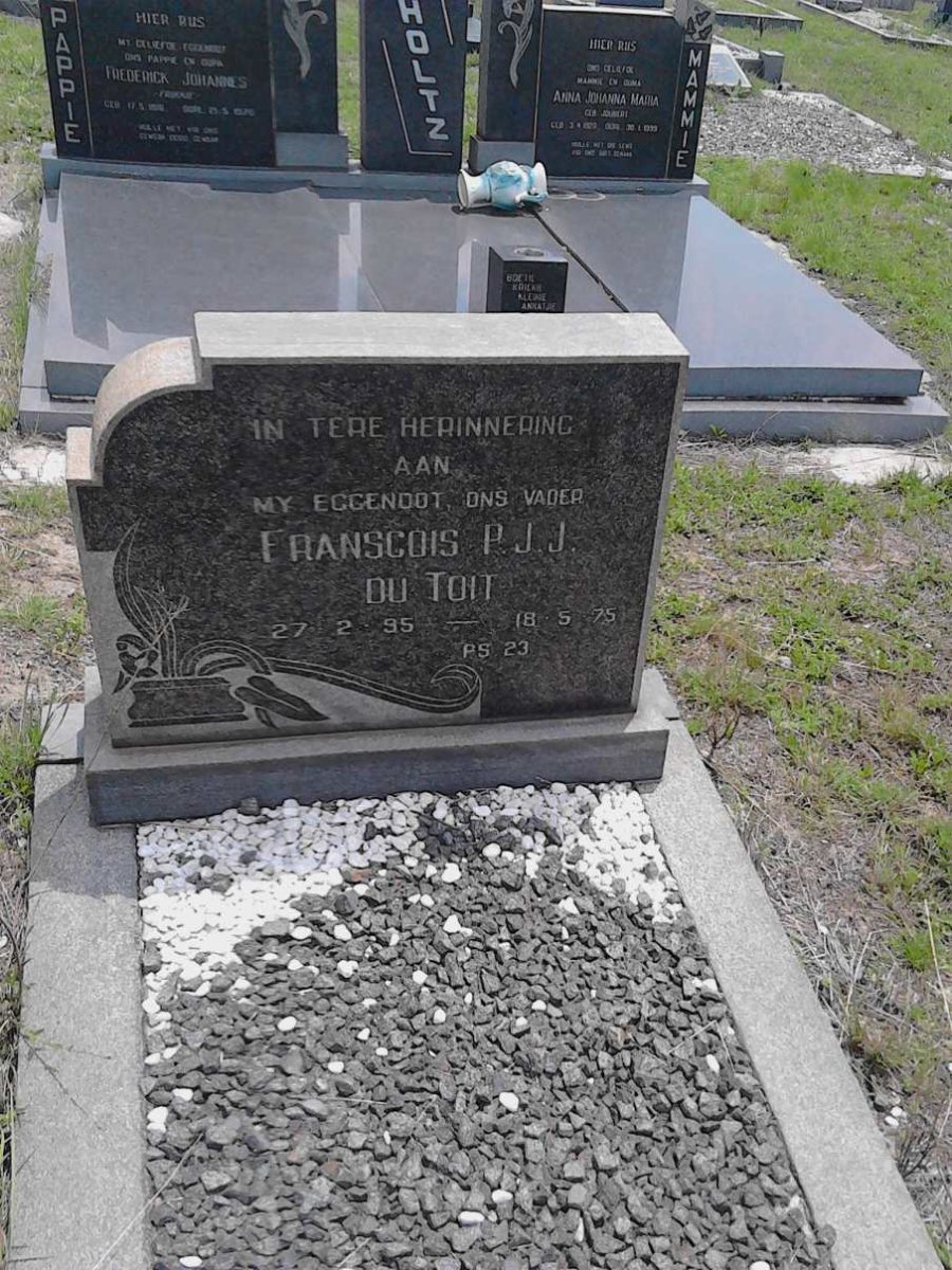 TOIT Franscois P.J.J., du 1895-1975