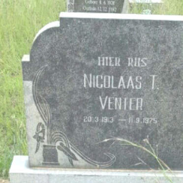 VENTER Nicolaas T. 1913-1975