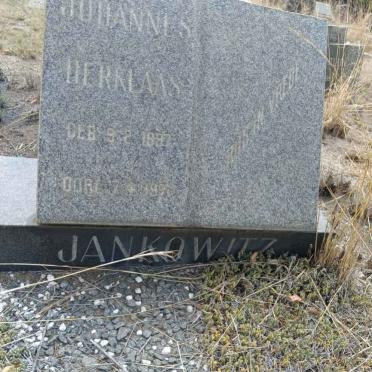 JANKOWITZ Johannes Herklaas 1897-1989