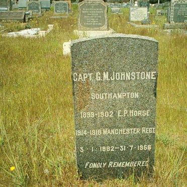 JOHNSTONE G.M. 1882-1956