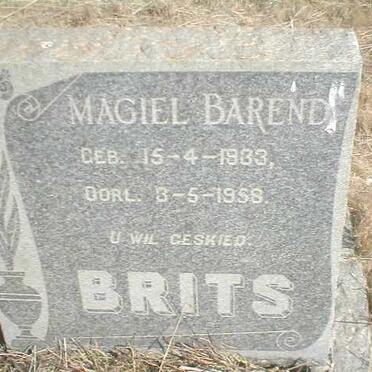 BRITS Magiel Barend 1933-1958