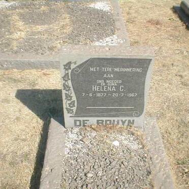 BRUYN Helena C. de, 1877-1967