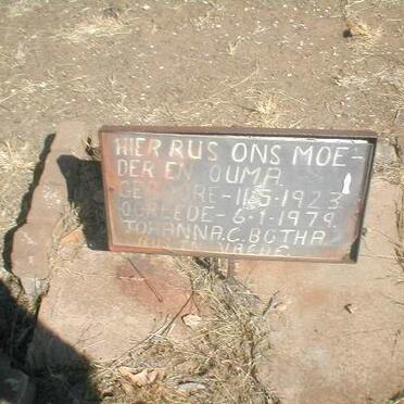 BOTHA Johanna C. 1923-1979