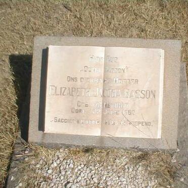 BASSON Elizabeth Jacoba 1867-1962