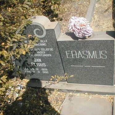 ERASMUS Jan Petrus 1909-1990