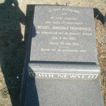 GROENEWALD Wessel Johannes 1895-1951