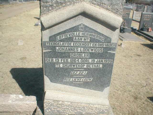 GROBLER Johannes Lodiwicus 1864-1938