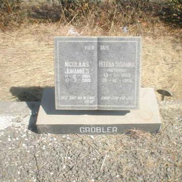 GROBLER Nicolaas Johannes 1884-1980 &amp; Helena Susana PRETORIUS 1888-1964