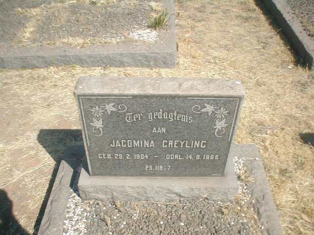 GREYLING Jacomina 1904-1966