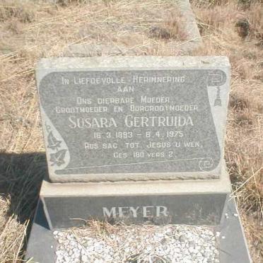 MEYER Susara Gertruida 1893-1975