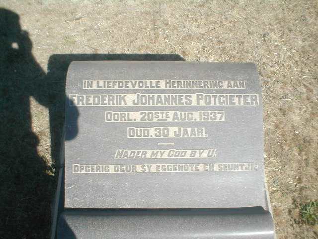 POTGIETER Frederik Johannes -1937