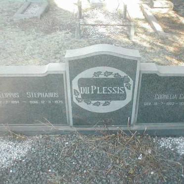 PLESSIS Phillippus Stephanus, du 1894-1975 &amp; Cornelia Carolina 1903-1983