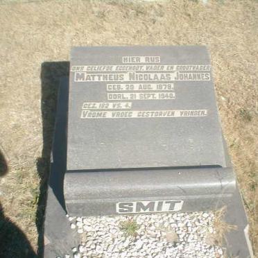 SMIT Mattheus Nicolaas Johannes 1878-1940